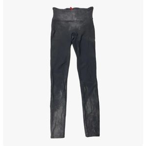 Spanx By Sara Blakely Black Metallic leggings